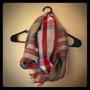 Red, White, & Blue Infinity Scarf